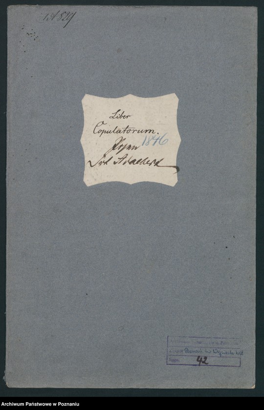 Obraz 2 z jednostki "Księga małżeństw"