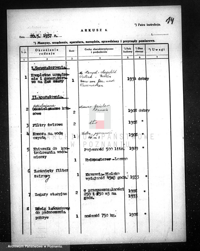 Obraz 19 z jednostki "Kwestionariusz Wodociągi Miejskie w Kościanie"