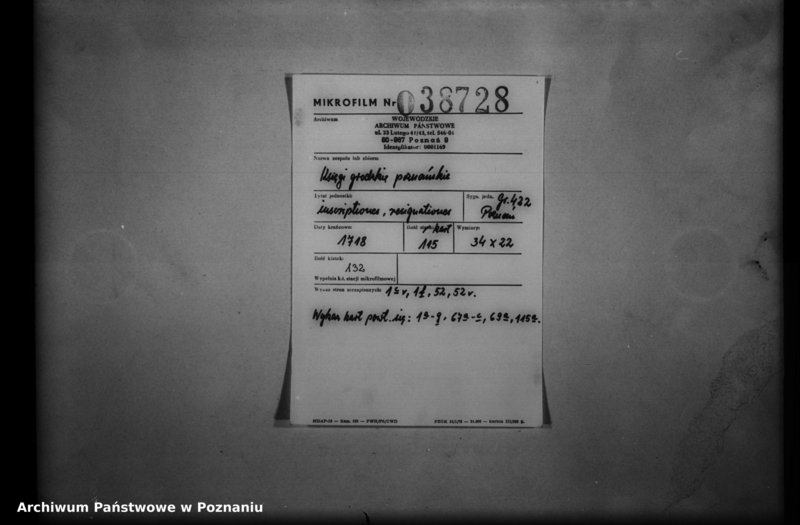 Obraz 2 z jednostki "Inscriptiones, resignationes [protocollon]"