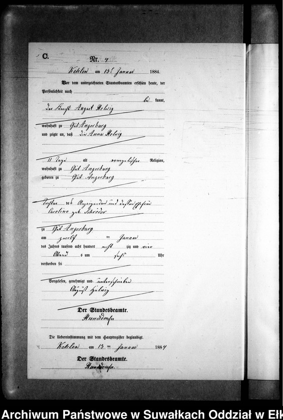 image.from.unit.number "Sterbe-Neben-Register des Preussischen Standes-Amtes Kehlen Kreis Angerburg"