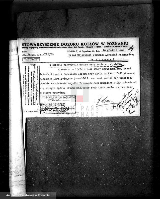 Obraz 18 z jednostki "Młyn parowy w Prusach pow. jarociński nr woj. kotła 6423"