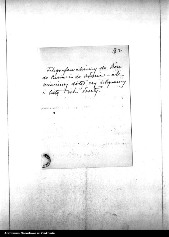 Obraz 9 z jednostki "Korespondencja Katarzyny Potockiej. Listy od: Krasińska Helena ~ Kwilecka Maria"