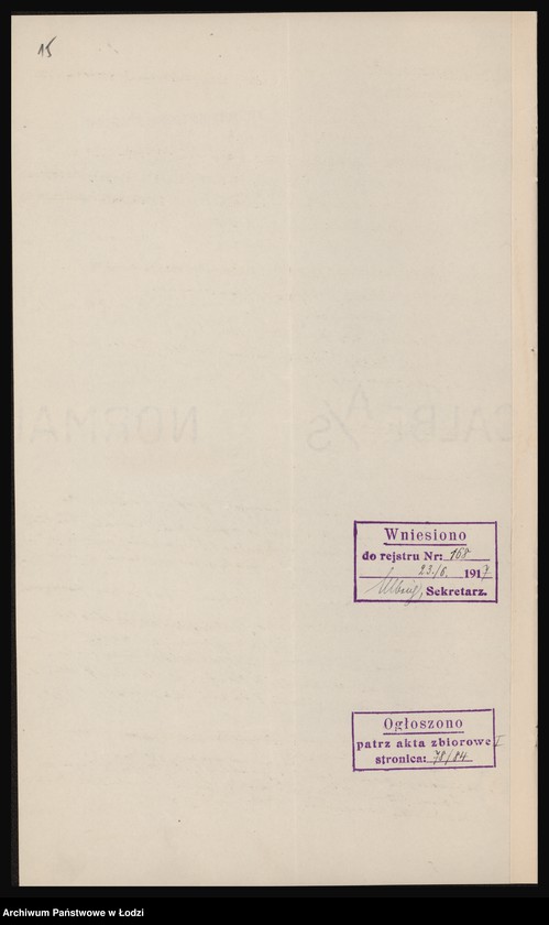 Obraz 17 z jednostki "Gebr. Ignatowicz- B-cia Ignatowicz- kupcy"