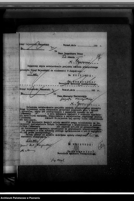 Obraz 11 z jednostki "Zatwierdzenie zakładu przemysłowego /Fabryki musztardy/ St. Robińskiego w Poznaniu"
