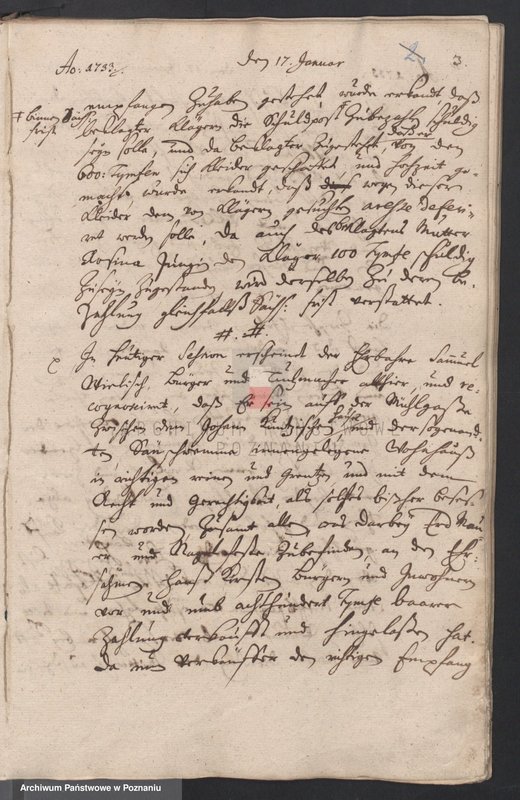 image.from.unit.number "Ratsprotokoll; język niemiecki, polski"