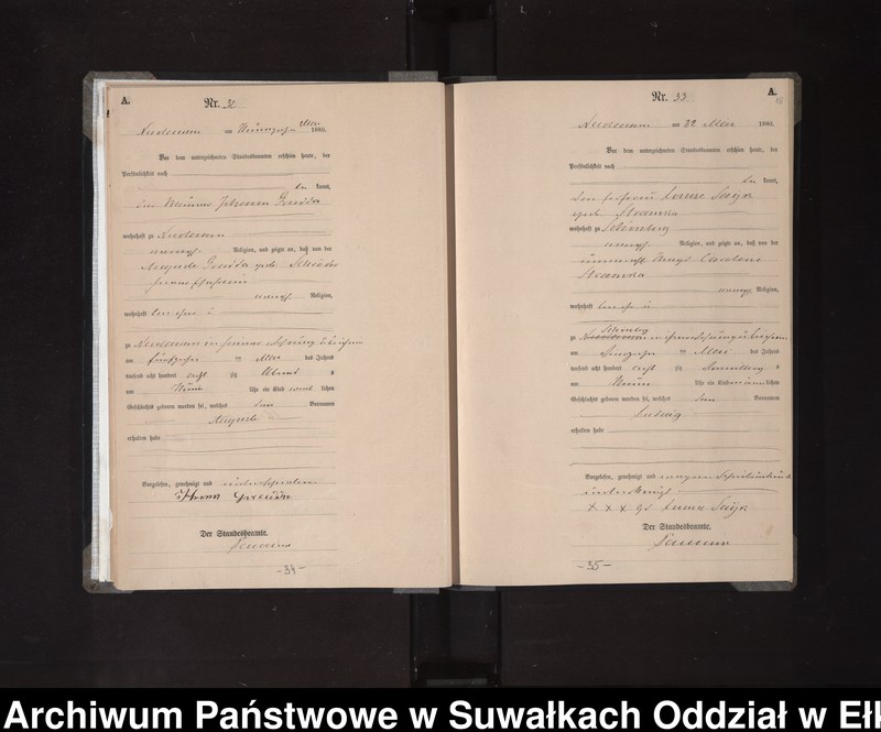 image.from.unit.number "[Geburts-Haupt-Register des Königlich Preussischen Standes-Amtes der Stadt Nikolaiken Kreis Sensburg]"