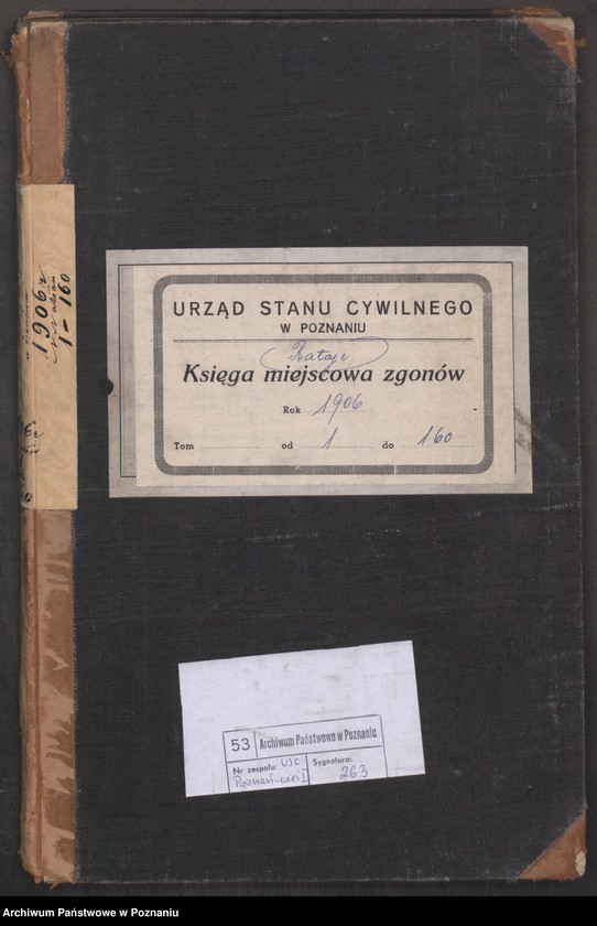 Obraz 2 z jednostki "Księga miejscowa zgonów"