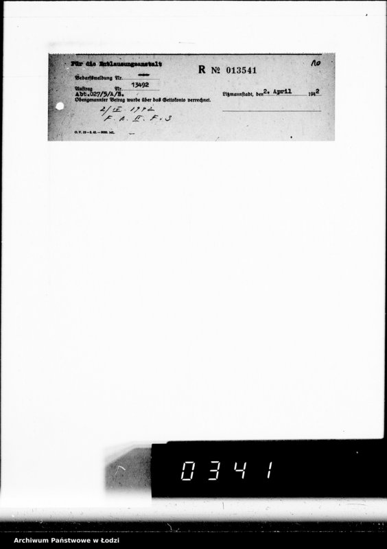 Obraz 14 z jednostki "Aufträge, [Lieferscheinen und Rechnungen] 13491-13540"