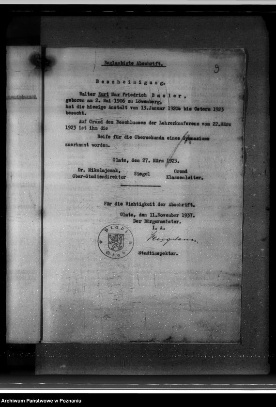 Obraz 13 z jednostki "Bewebungen um Amtskommissarstellen"