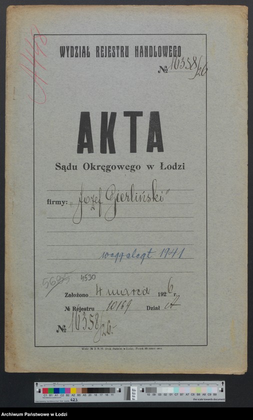 Obraz 2 z jednostki "Józef Gierliński – hurtowa sprzedaż win i wódek oraz towarów kolonialnych"
