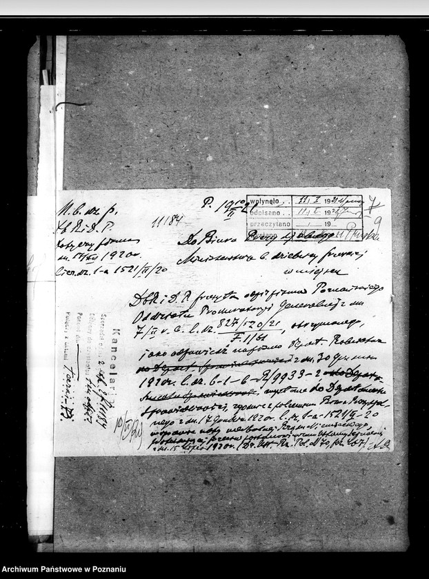 Obraz 14 z jednostki "Sprawy prawne dokumenty, wnioski i korespondencja z Departamentu Sprawiedliwości"