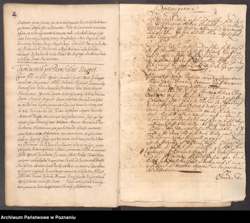 Obraz 9 z jednostki "Acta consularia civitatis SRMtis Posnaniae."