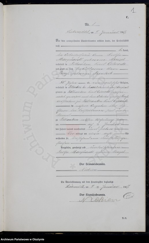 image.from.unit.number "Sterbe-Neben-Register Nr 1 - 63"