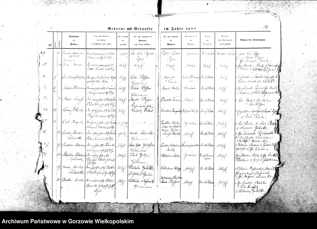 image.from.unit.number "Duplikate der Kirchenbücher von der Parochie Gralow: Gralow (Gralewo) mit Krieningswerder (Krzynka) und Bergkolonie (Górki), Jahnsfelde (Janczewo), Pollychen (Stare Polichno), Zantoch (Santok)"