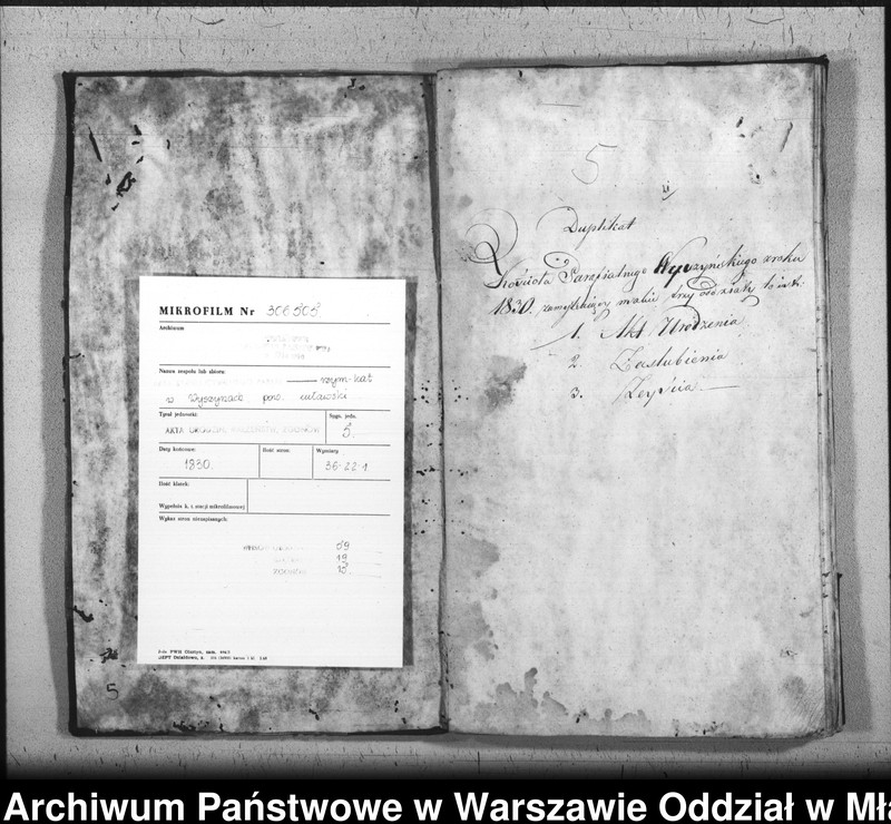 image.from.unit.number "Akta urodzeń, małżeństw i zgonów"