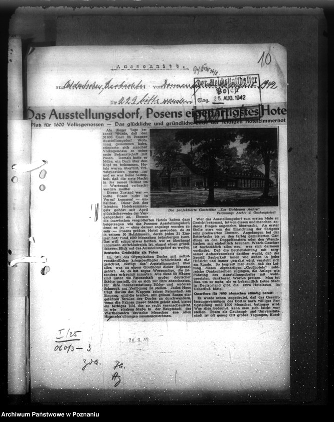 Obraz 14 z jednostki "Wycinki prasowe dotyczące Kraju Warty"