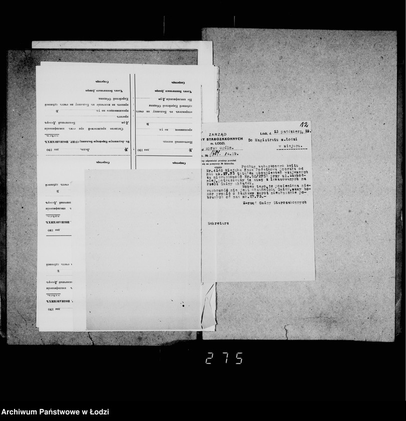 Obraz 16 z jednostki "Akta dotyczące mikwy przy ul. Zachodniej 58"