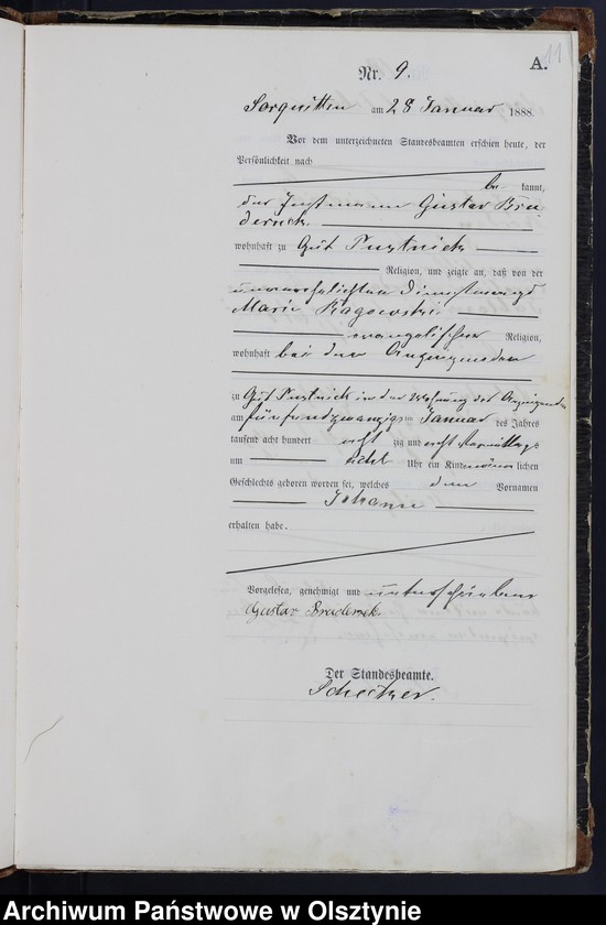 image.from.unit.number "Geburts-Haupt-Register Nr 1 - 129"