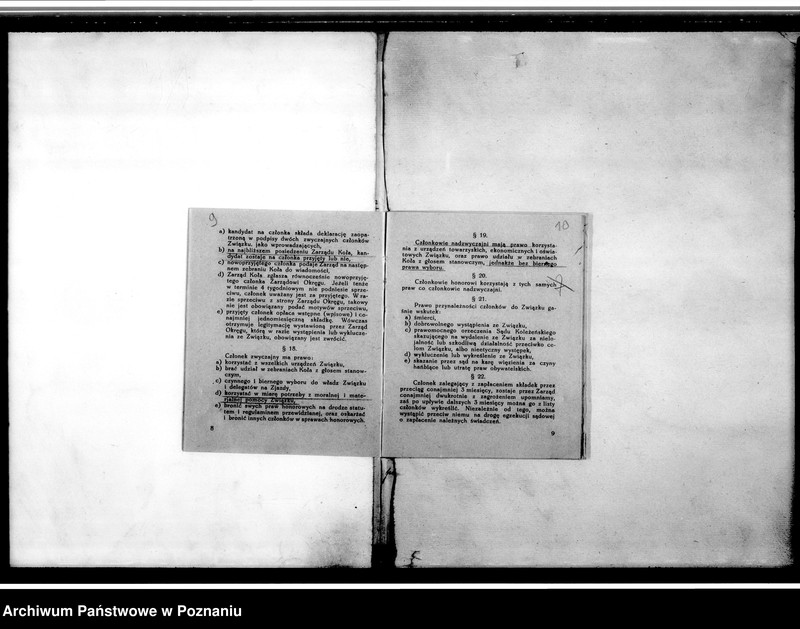 Obraz 11 z jednostki "Sprawozdania z zebrań związku - Koło Środa. Statut i regulamin"