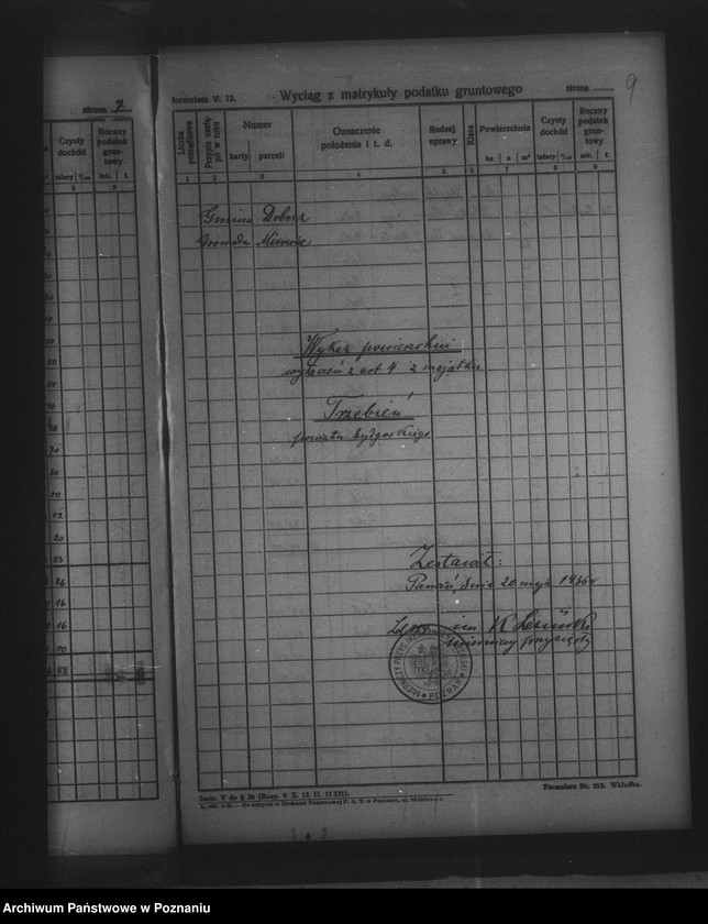 image.from.unit.number "Operat wyłączeń z art.. 4 i 5 majątków Kotomierz i Trzebień powiatu bydgoskiego"