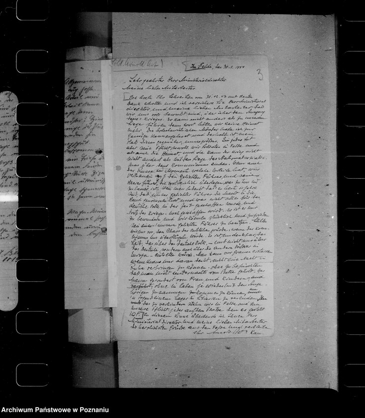 Obraz 7 z jednostki "Korespondencja z powołanymi do wojska pracownikami urzędu namiestnika"