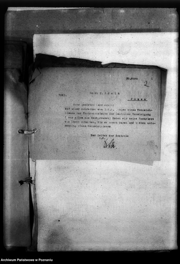 Obraz 6 z jednostki "Korespondencja w sprawie miejscowych Niemców, którzy zginęli w 1939 roku A - K"