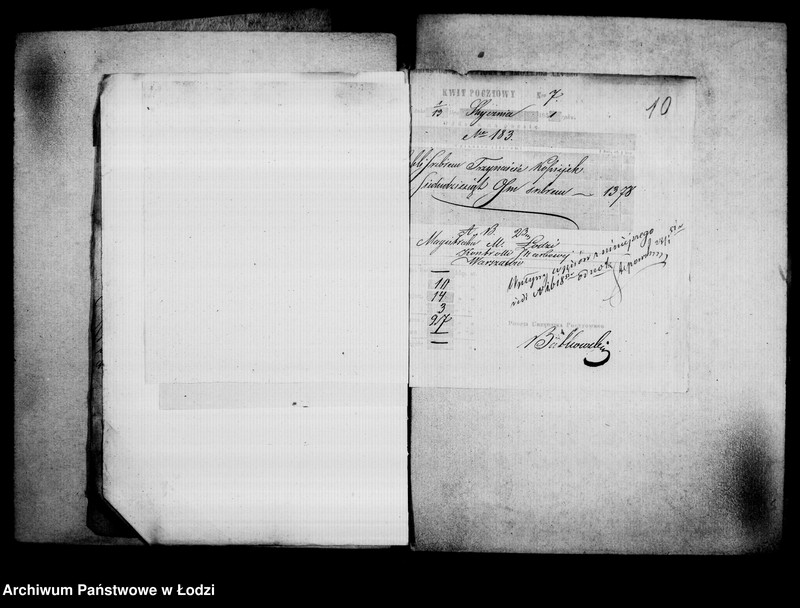 Obraz 14 z jednostki "Akta tyczące się awizacji"