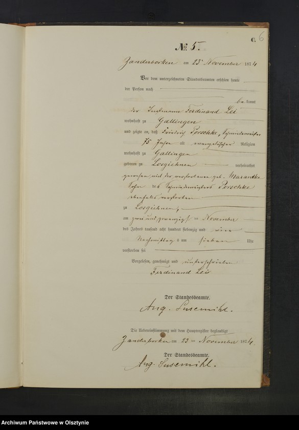 image.from.unit.number "Sterbe-Neben-Register Nr 1 - 14"
