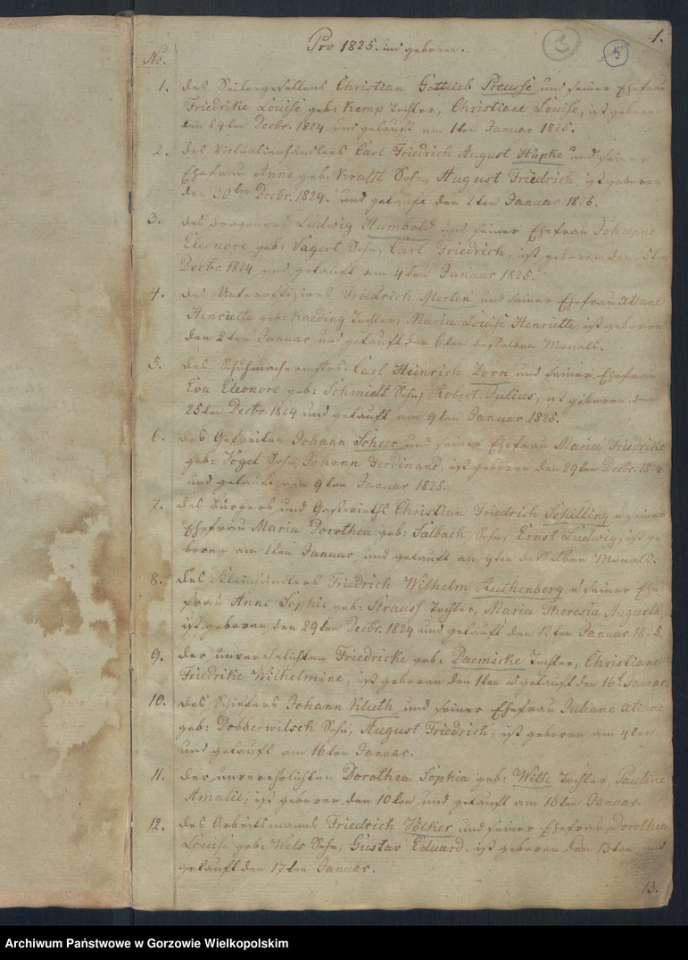 image.from.unit.number "Duplikate der Kirchenbücher der Hauptkirche zu Landsberg an der Warthe"