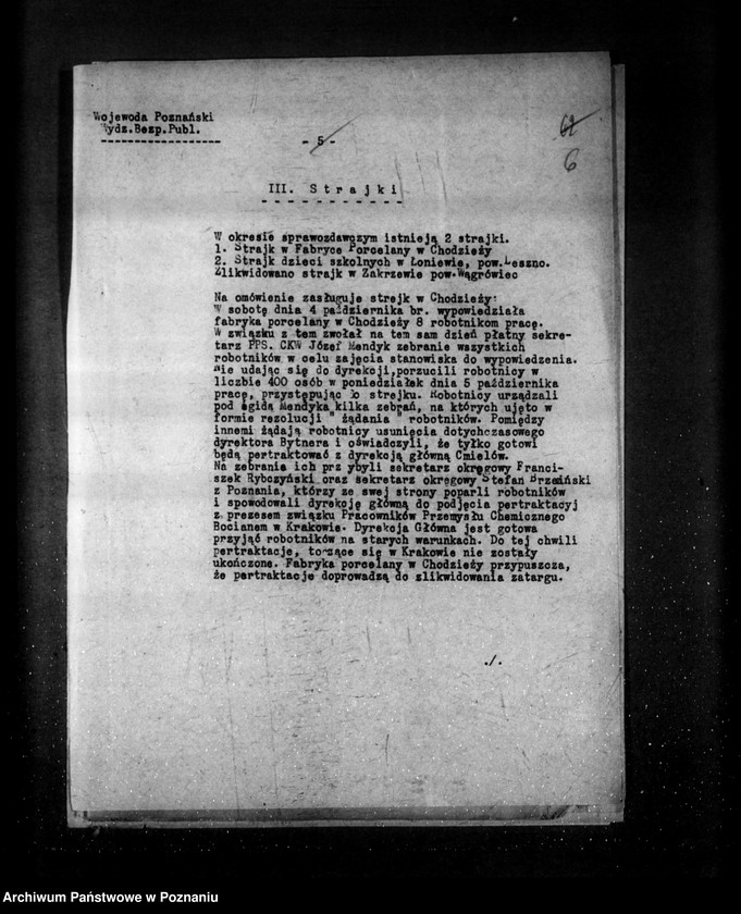 Obraz 10 z jednostki "Sprawozdania sytuacyjne tygodniowe za czas od 3 października do 31 października 1930 r. /nr 49-52/"