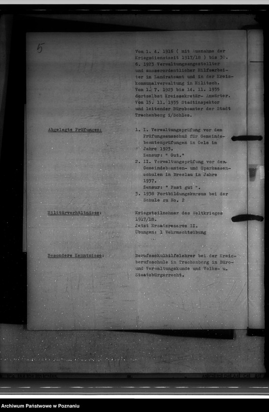 Obraz 9 z jednostki "Bewerbungen um Anstellung"