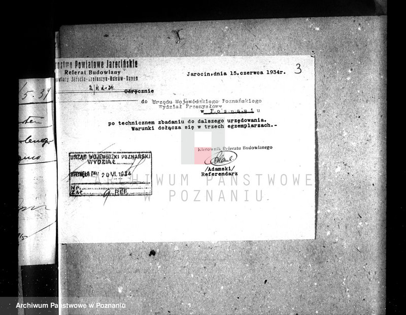 image.from.unit.number "Zatwierdzenie zakładu przemysłowego /młyna/ w Borku, pow. krotoszyński własność E. Sobańskiego"