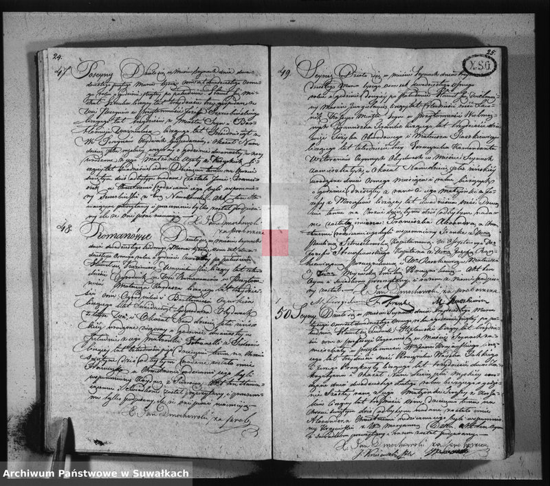 image.from.unit.number "Akta urodzonych, umarłych i zaślubionych w roku 1828 parafij seyneńskiey"