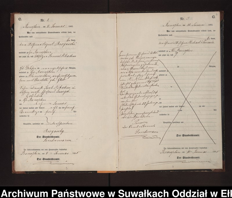 image.from.unit.number "Sterbe-Neben-Register des Preussischen Standes-Amtes Gr. Konopken Kreis Loetzen"