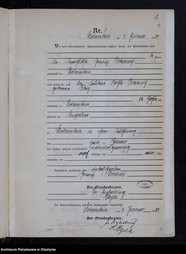 image.from.unit.number "Sterbe-Neben-Register Nr 1 - 94"