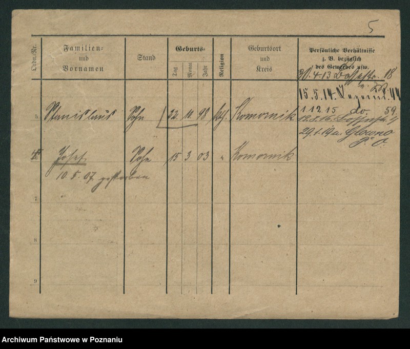 Obraz 14 z jednostki "Szymański (żonaci od Stefan do wdowy)"