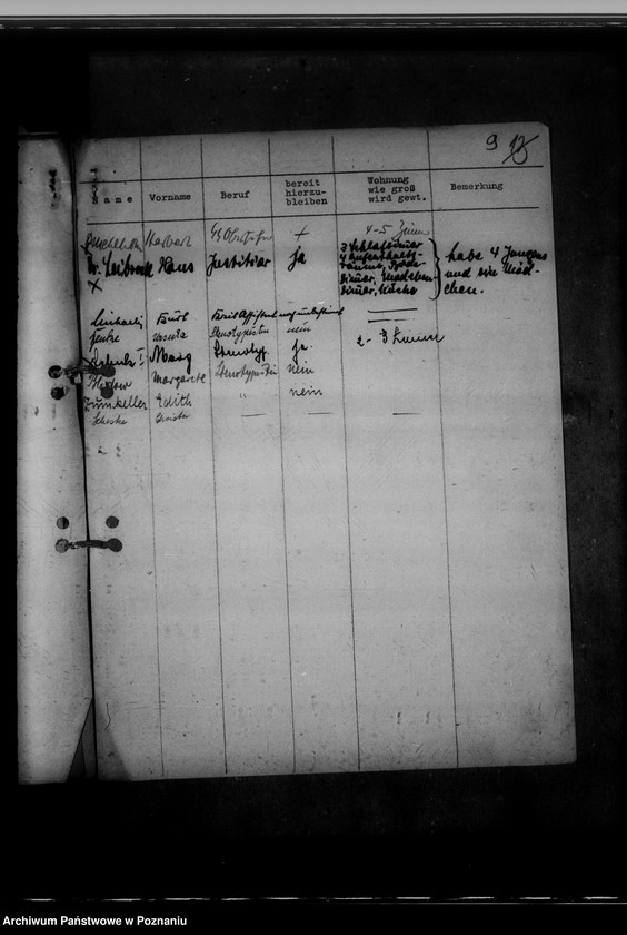 Obraz 13 z jednostki "Wohnungsfürsorge für Deutsche in Posen. Rundfunksempfanganlagen"