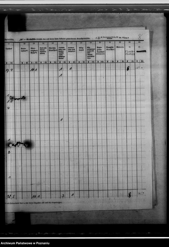 Obraz 12 z jednostki "Nachweisungen von übertragbaren Krankheiten"