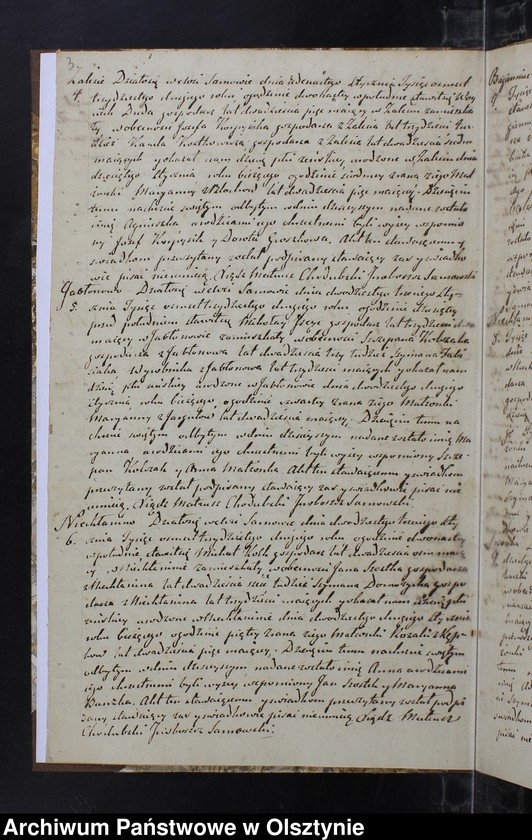 image.from.unit.number "Akta Urodzonych Zmarłych Zaślubionych w parafii Sarnowskiey w roku 1832"