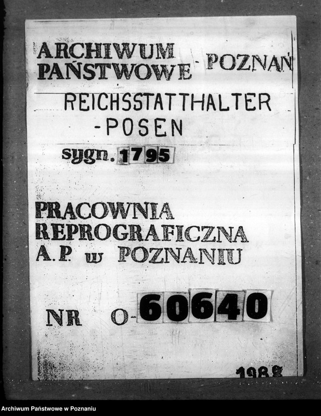 Obraz 1 z jednostki "Finanzsachen des Kreises Mogilno. Ehemaliger Johanniter Krankenhaus in Pakosch. Leistungen der Kreise an die Partei"