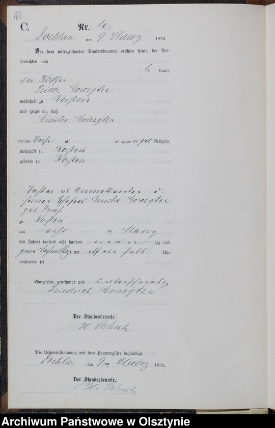 image.from.unit.number "Sterbe-Neben-Register Nr 1 - 33"