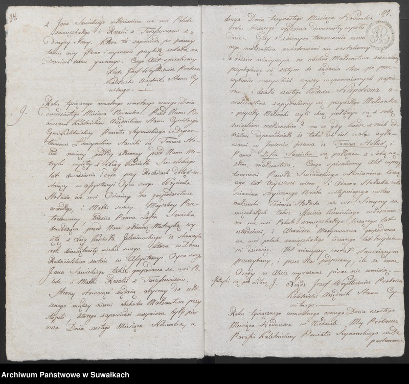 image.from.unit.number "Akta Małżeństwa Gminy Kaletnickiey z Roku 1808"