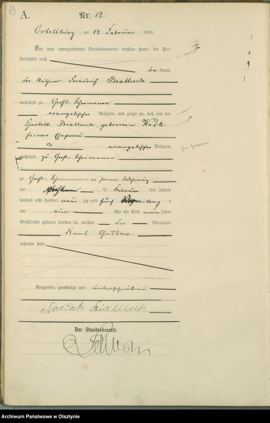 image.from.unit.number "Geburts-Haupt-Register Nr 1 - 95"