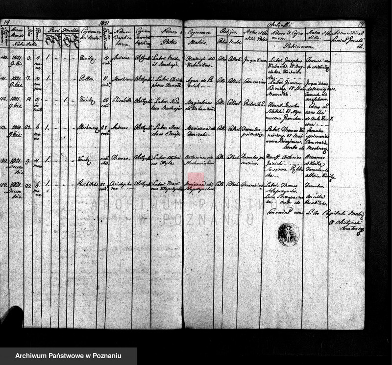 Obraz 8 z jednostki "Duplikat copulatorum, baptisatorum et sepultorum"