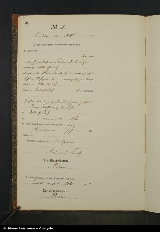 image.from.unit.number "Sterbe-Neben-Register Nr 1 - 41"