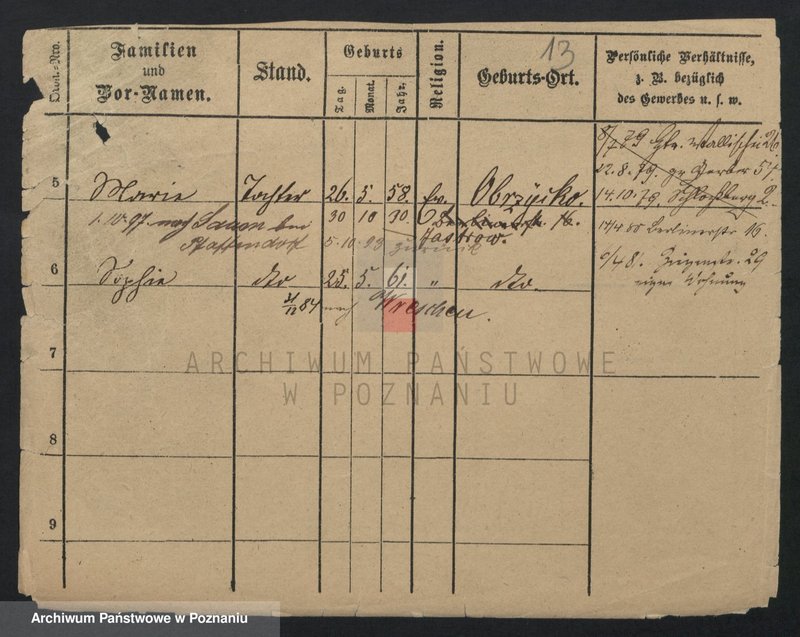 Obraz 13 z jednostki "Krüger (żonaci i wdowy)"