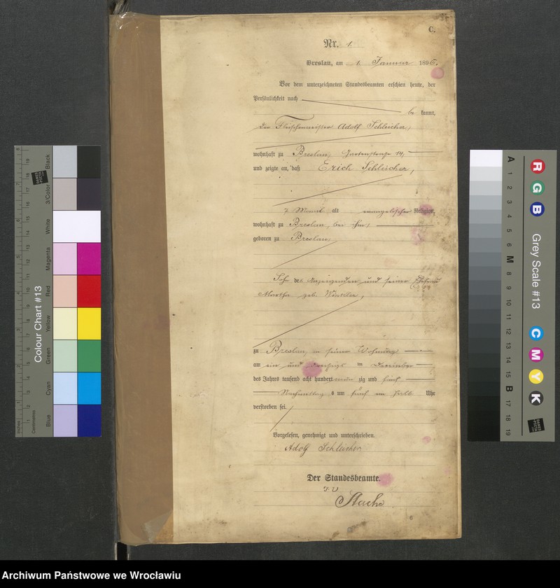 image.from.unit.number "Sterbe-Haupt-Register Breslau II 1896 Band 1"