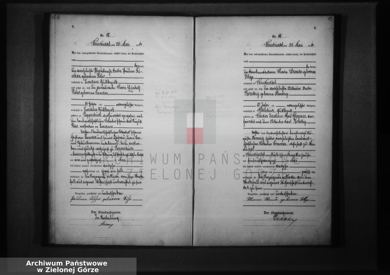 Obraz 14 z jednostki "Sterbe-Haupt-Register 1914 vol. I"