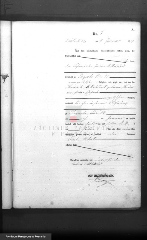 Obraz z zespołu "Urząd Stanu Cywilnego Nowe Miasto nad Wartą (pow. jarociński)"