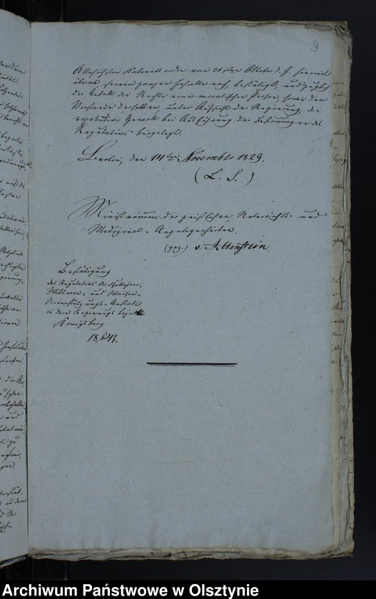 image.from.unit.number "Schullehrer-Witwen- u. Waisen-Unterstüzungs Anstalt und die Verhandlungen mit derselben"
